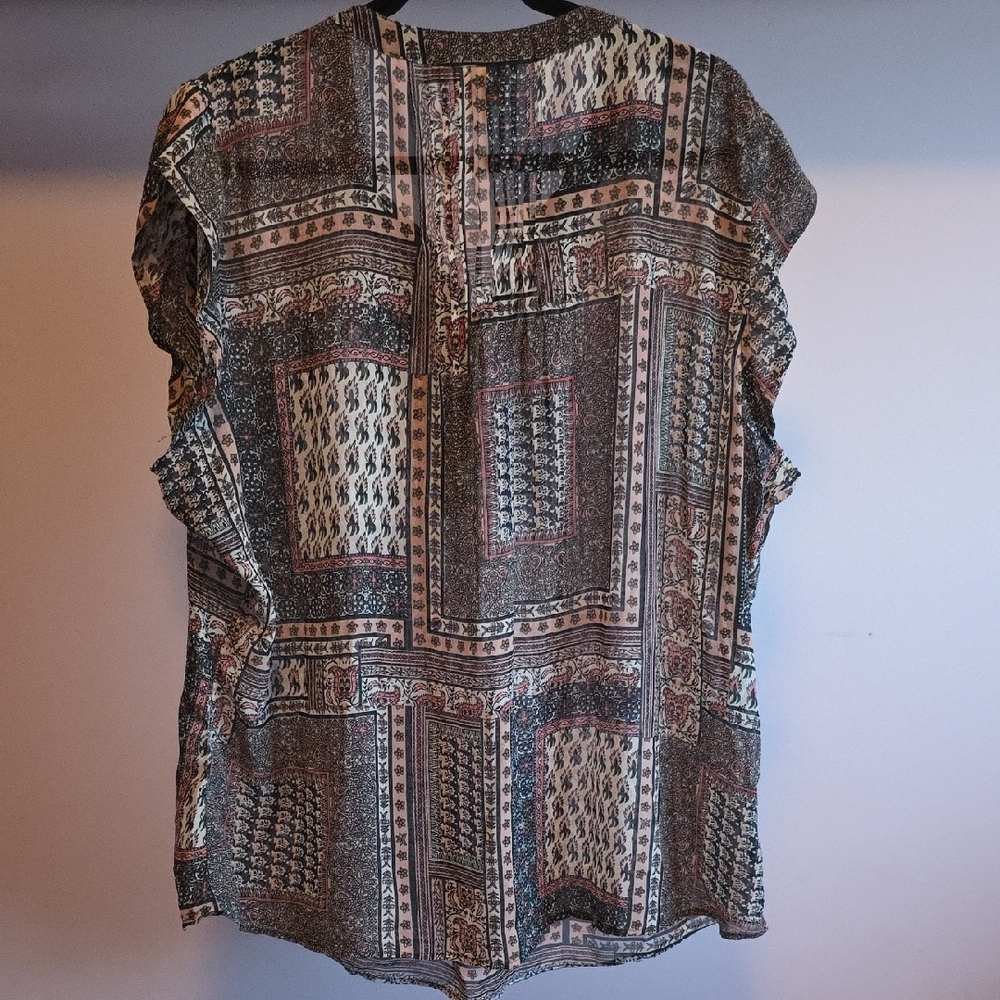 Junarose Multicolor Patterned Blouse - Picture 5 of 6